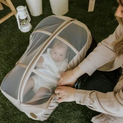 Summer Car Seat Cover - Biscotti