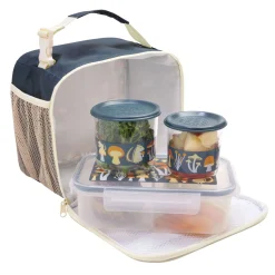 Super Zippee Lunch Tote - Mostly Mushrooms