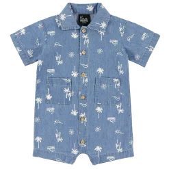 Surf Chambray Romper 3-24m