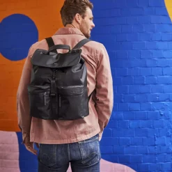 Sustainable Backpack Diaper Bag - Black