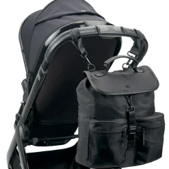 Sustainable Backpack Diaper Bag - Black