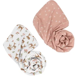 Swaddle Blanket (2) Jersey - Sophia Garden