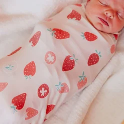 Swaddle Blanket - Strawberry