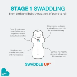 Swaddle Up Lite Newborn 5-8.5lb - Olive