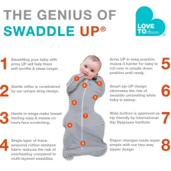 Swaddle Up Original Small 8-13lb - Gray