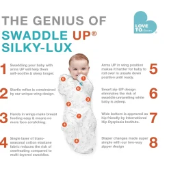 Swaddle Up SILKY-LUX™ Bamboo Small 8-13lb - Cream