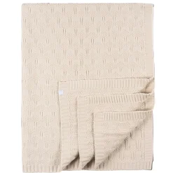 Sweater Knit Blanket - Tan