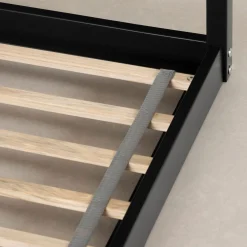 Sweedi - House Bed with Chimney for Baby - Black