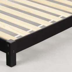 Sweedi Bed with House Bed Frame Headboard - Matte Black