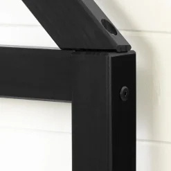 Sweedi Bed with House Bed Frame Headboard - Matte Black