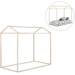 Sweedi House Bed for Twin Bed - Natural
