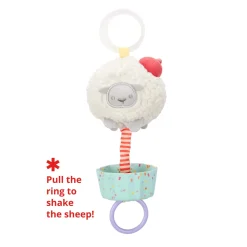 sweet Sheep Jitter Stroller Toy