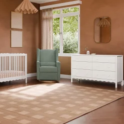 Swell 6 Drawers Assembled Dresser- White