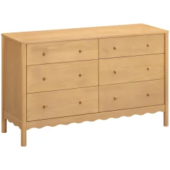 Swell 6-Drawer Assembled Dresser - Honey