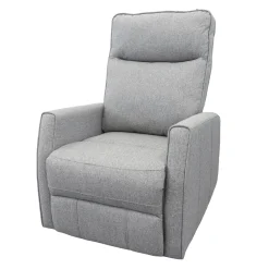 Swivel Recliner Rocking Chair - Gray Tweed