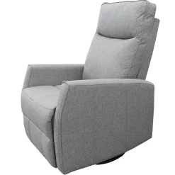 Swivel Recliner Rocking Chair - Gray Tweed