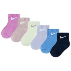 Swoosh Ankle Socks (6) 2-4