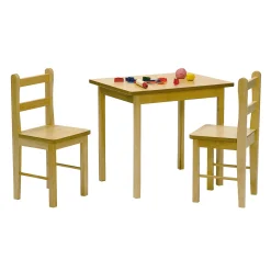 Table And Chair Set - Natural