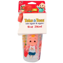 Take & Toss CoComelon Sippy Cups 10oz (4)