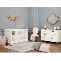 Tanner 3-in-1 Convertible Crib - Warm White