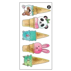Tattoos Pico- Animal Ice Cream Cones