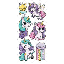 Tattoos Pico-rainbow Ponies