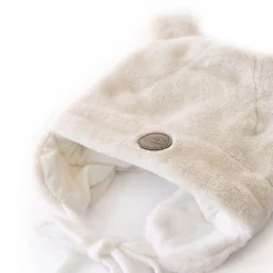 Teddy bear gift box for baby (4 accessories) - Cream 0-6M