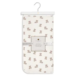 Teddy-Printed Jersey Blanket