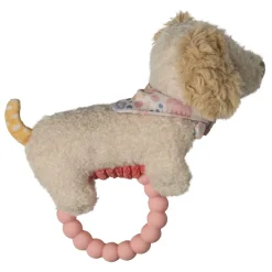 Teether Rattle - Dachshund Dog