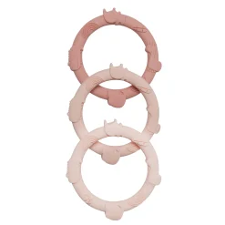 Teething Ring Set - Pink