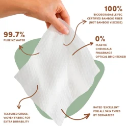 Terra Baby Wipes NZ Water - 70-Pack