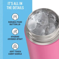 Thermos Bottle 470ml - Neon Pink