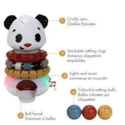 Tiny Rocker Stacking Panda Toy