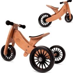 Tiny Tot Balance Bike Plus 2 in 1 - Bamboo