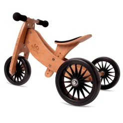 Tiny Tot Balance Bike Plus 2 in 1 - Bamboo