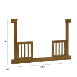 Toddler Bed Conversion Kit - Natural Walnut