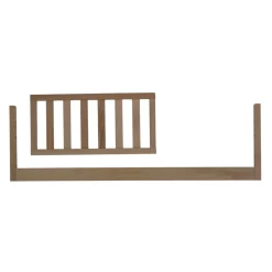 Toddler Bed Conversion Rail - Walnut