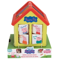 Toomies Peppa’s Activity House - Activity Center with Shape Sorting and Color Matching Games
