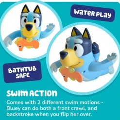 Toomies Swimming Bluey Bath Toy with Seahorse