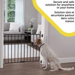 Top of Stairs Expanding Metal Gate - Black