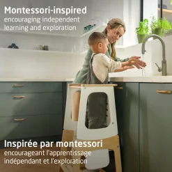 Toucan 3-In-1 Learning Tower - Natural White