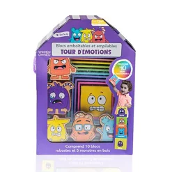 Tour d'Émotions Blocs Emboîtables et Empilables