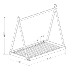 Transition Bed - Sweedi Natural Wood