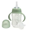 Transitional Sippy/Weighted Straw Cup - Moss