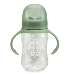 Transitional Sippy/Weighted Straw Cup - Moss