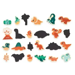 Tropical Dino Magnets Set 24 Pieces
