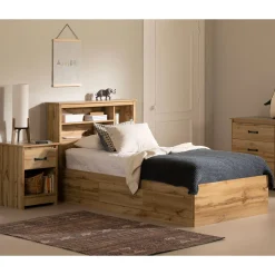 Twin Bed - Tassio Nordik Oak