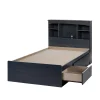 Twin Bed and Headboard Set - Aviron Blueberry