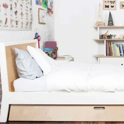 Twin Bed Sparrow Wht Nat