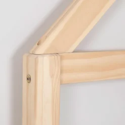 Twin Bed with House Bed Frame Headboard - Sweedi Natural